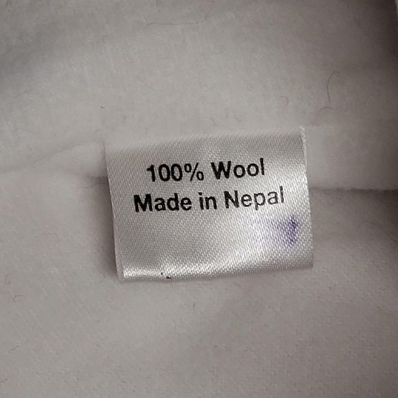 Wool Hat Bear Design One Size Light Brown - Picture 4 of 5